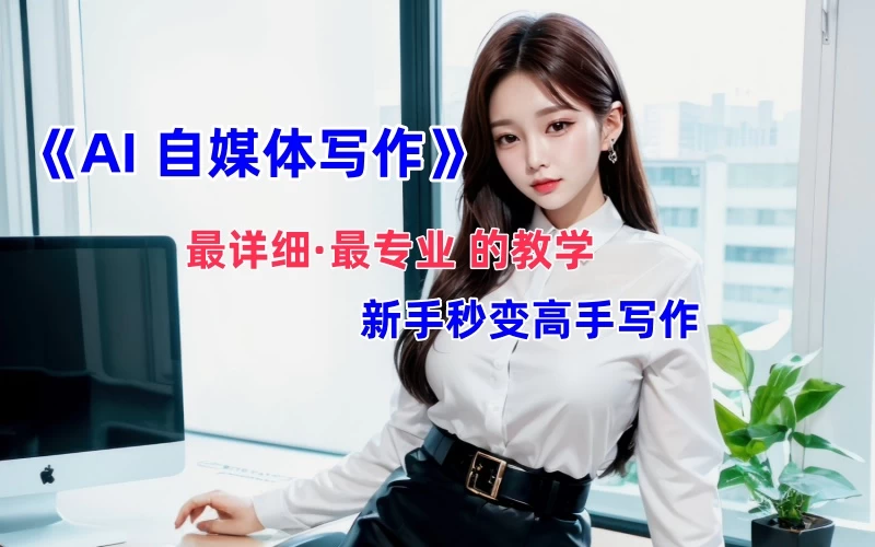 全网最全最细最专业的&ldquo;AI自媒体写作&rdquo;教学，新手小白秒变写作高手！