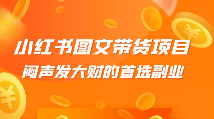 小红书图文带货项目：利润非常巨大，闷声发大财的首选副业