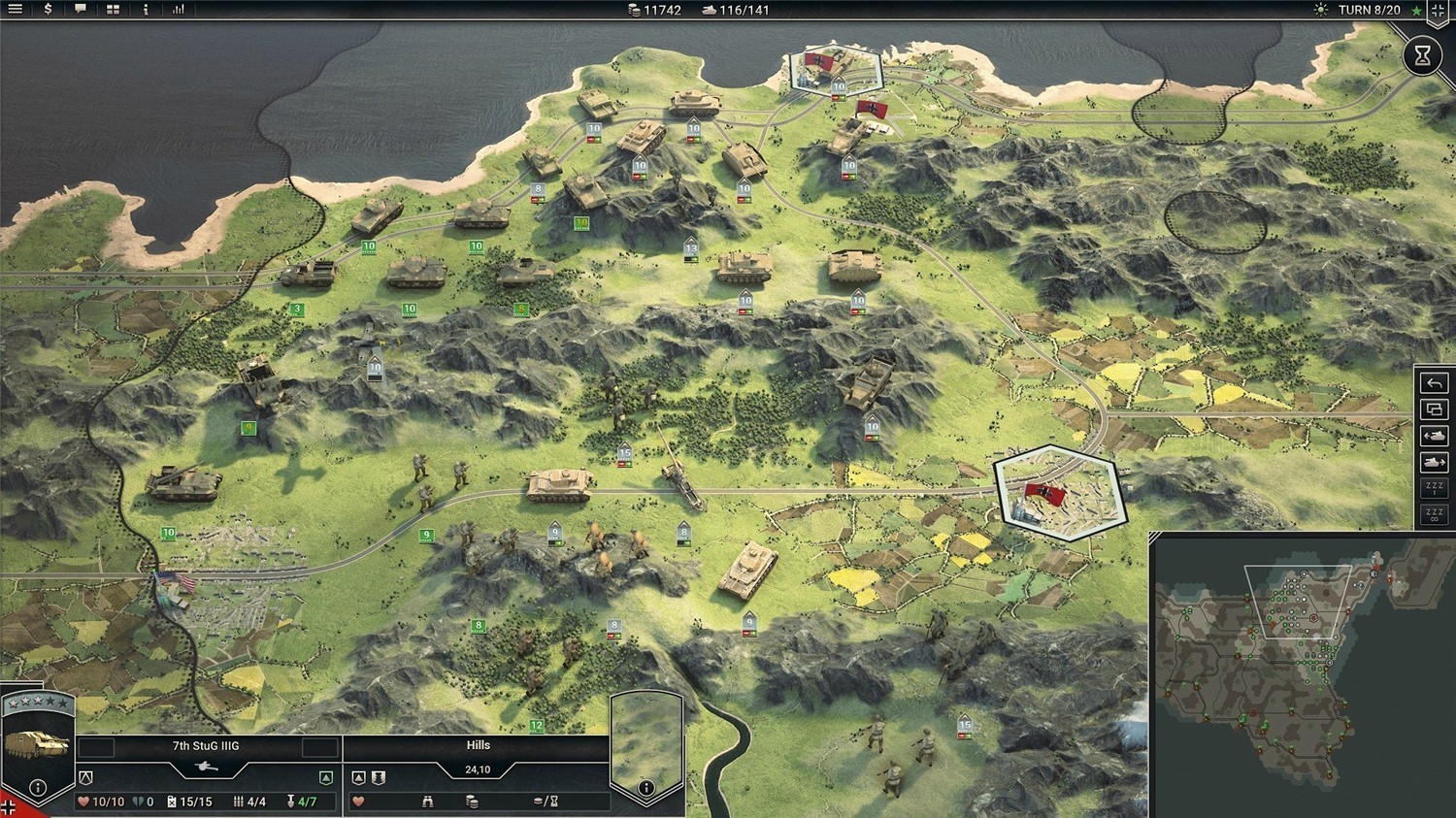 二战回合制策略游戏「装甲军团2」v1.2.4中文版
